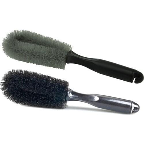 1Pc Car Wheel Wash Brush Handle Vehicle Cleaning Brush Wheel Rims Tire For Car Bicycle Auto Car Brush Tool Washing Accessories