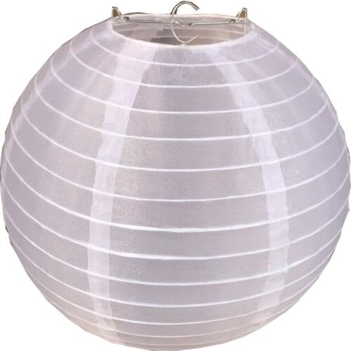 10pcs/ lot hanging wedding backdrop party Christmas decorative waterproof outdoor white Nylon Foldable Lantern Lamp Covers