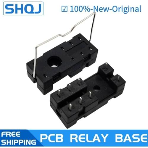 20PCS Relay PCB socket 14F-2Z-A2 for G2R-1 G2R-2 G2R-1-E RT424024 HF115F 5PIN OR 8PIN relay socket Brand new and original