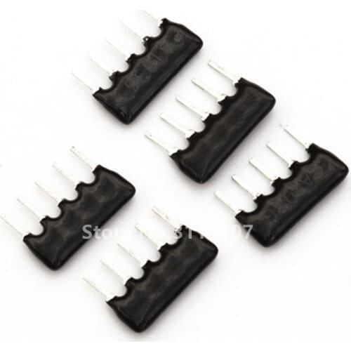 50PCS DIP Exclusion 5pin 10K Ohm A103J 10KR Network Resistor Array A05-103J 5 PINS