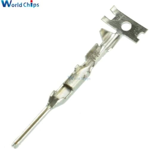 500PCS 2.54mm Dupont Jumper Wire Cable Housing Male Pin Connector Terminal