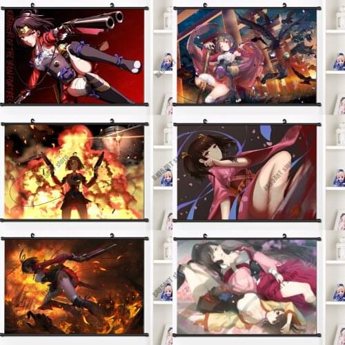 Diamond Painting Full Square Japan Anime Koutetsujou No Kabaneri Cross Stitch Kits Diamond Embroidery Hobby Home Decoration Gift