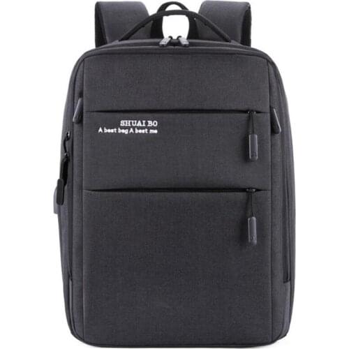 Anti thief USB Bag pack 15.6 Inch Laptop Backpack For Student School Bag For Female Male Travel Mochila feminina D278