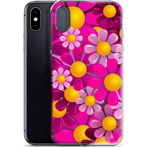 Stained glass flower Phone Case for iPhone 11 12 pro XS MAX Mini 8 7 6 6S Plus X 5S SE 2020 XR