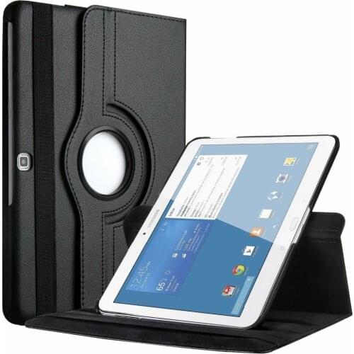 For Samsung Galaxy Tab 4 10.1 inch T530 T531 T535 SM-T530 SM-T535 Tab4 Tablet 360 Rotating Case Flip Leather Cover Funda Capa