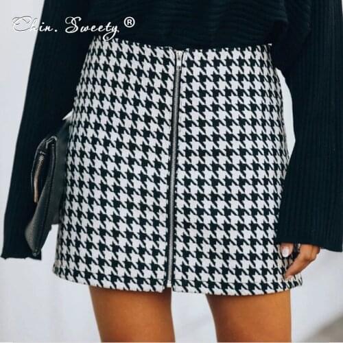 Chin.Sweety High Waist Skirts For Women