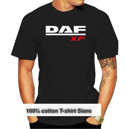 Truck Daf T Shirt Xf Trucker Lorry Driver Hgv Harajuku Streetwear Shirt Men Lf 3Xl V8 Extreme All Color