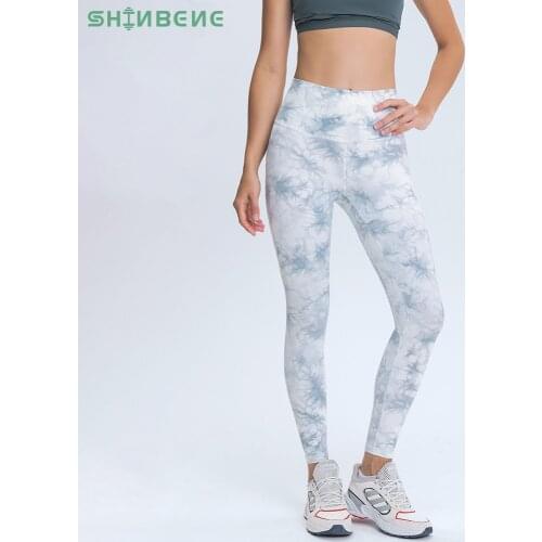 SHINBENE GLAZE TIE DYE CLASSIC 2.0 Fitness Workout Leggings Yoga Pants Women Buttery Soft Squat Proof Gym Sport Training Tights