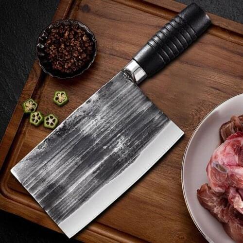 Forged Handmade Kitchen Knife For Chopping Cutting Chicken Duck Lamb Home Restaurant Chef Knife Meat Cleaver Kitchen Tools