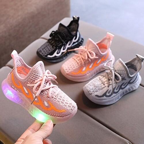 Children Led Shoes Boys Girls Lighted Sneakers Non-slip Shoes For Kid Sneaker Boys Sneakers With Luminous Sole Girls Casual Shoe