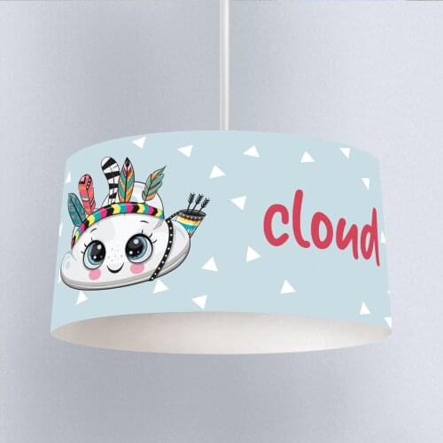 Lamp For Kids Bedrooms Light Chandelier for Living Room Childrens Room Light Blue Wild Cloud Model 146