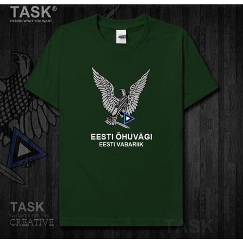 Air Force Estonia Estonian EST new Tops t shirt clothes Short sleeve country summer sweatshirt cotton Army Tactical Military 01