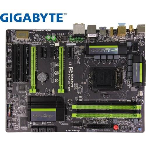Used Desktop Motherboard original motherboard for Gigabyt G1.Sniper Z87 LGA 1150 DDR3 USB2.0 USB3.0 SATA3