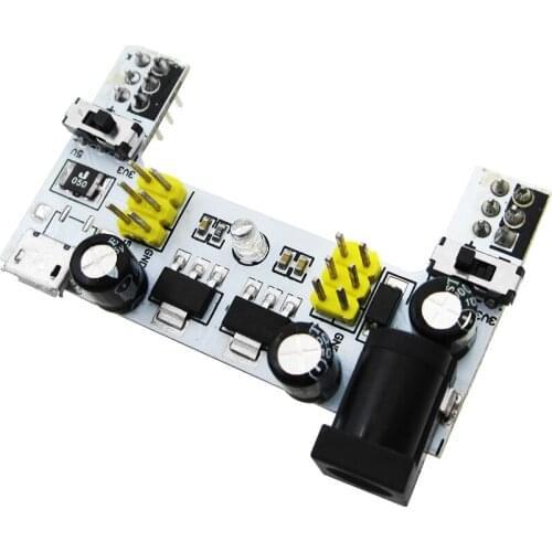 MB102 DC 7-12V Micro USB Interface Breadboard Power Supply Module MB-102 Module 2 Channel Board