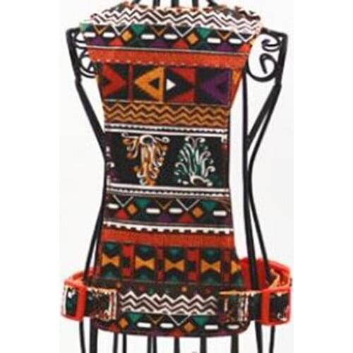 Fashion Pet Dog Harness Nylon Soft Pet Harness Small Dog Puppy Adjustable Harness Flower Strip Zebra Bone Totem Pattern S L