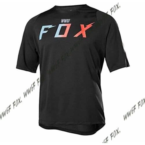 Mens summer cycling jersey Off road motorcycle shirt Short sleeve cycling jersey Mtb clothing Mountain bike jersey