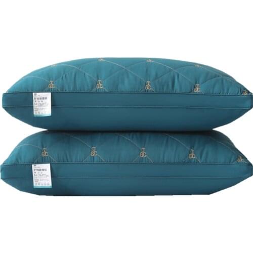 One-Pair Package Hotel Household Neck Protection Feather Velvet Washed Pillow Pillow Core Single Double Home Hotel Pillow