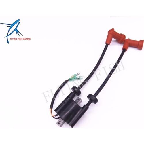 Outboard Engine 6B4-85570-00-00 Ignition Coil for Yamaha 2-Stroke E15D E9.9D