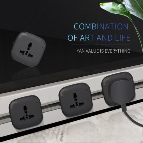 Custom Electric Orbital Power Socket Track Embeded Wall Mounted 750x80mm Board 4 Moverable Adapters UK Universal Outlet