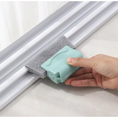 1 set window groove cleaning brush Nook Cranny Window Cleaner Bathroom Kitchen Floor Gap Household cleaning tool device