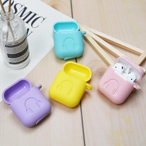 Silicone Dust-proof Bluetooth Headset Thicken Protective Cover for Apple Airpods