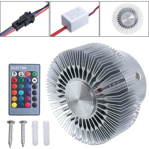 Modern LED Ceiling Light 3W RGB Wall Ceiling Lamps Colorful Effect Light For Party Bar Lobby KTV Home Decoration W/Remote