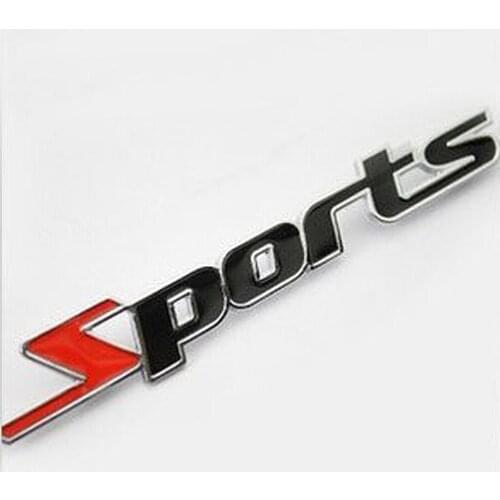 Car styling 3D metal Sports stickers Accessories for fabia ford c-max alfa 159 peugeot 807 corolla verso a6 c6 suzuki opel