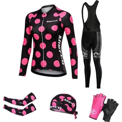 Cycling Jerseys Mujer Long Sleeve Outdoor Racing Mieyco 2020 Spring Autumn Bicycle Roupa De Ciclismo Feminina Bicicleta Suit