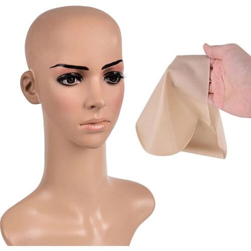 1pc Funny latex Skin Fake Bald Head Unisex Fancy film Party Dress Skin head Wig Cap Latex Mask Hat
