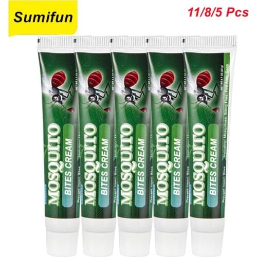 11/8/5 Pcs Anti-itch Cream Mint Mosquito Repellent Ointment Insect Bites Cooling Cream Skin Anti Itching Summer Medical Plaster