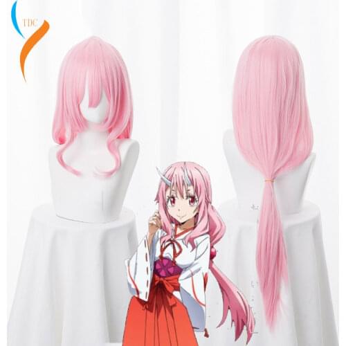 2019 Shuna Pink Cosplay Wigs Anime That Time I Got Reincarnated as a Slime Wig Hair Only Tensei shitara Slime Datta Ken Cosplay