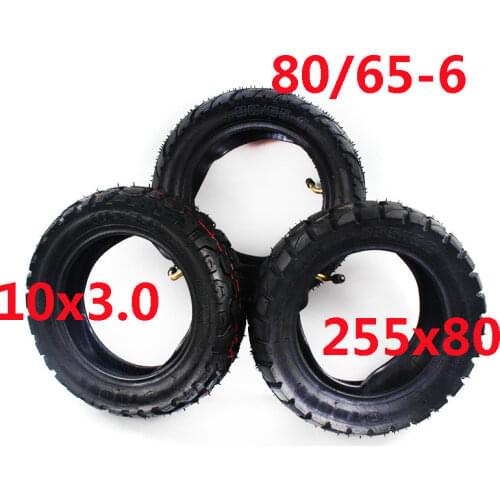 80 / 65-6 255x80 electric scooter off road tire 10x3.0 inner and outer tires, suitable for speed grace 10 zero 10x KuGoo M4