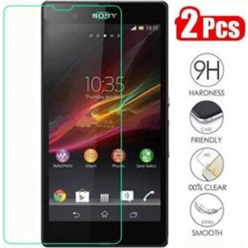 9H 2.5D Tempered Glass For Sony Xperia Z Glass Mobile Phone Film Glass Case For Sony Xperia Z L36h C6603 C6602 Screen Protector