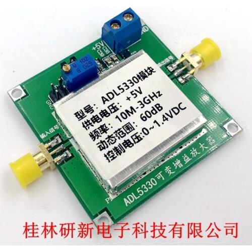 ADL5330 Module VGA10MHz-3GHz Broadband Gain Power Control RF Amplifier