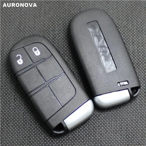 AURONOVA New Replace Keyless Entry Key Shell for Chrysler Dodge Journey 2011 2012 2013 2014 2 Buttons Remote Car Key Fob Case