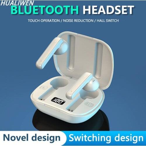 Bluetooth Earphone Led Display Wireless Headphone TWS With Microphone Stereo Earbuds Waterproof Noise Cancelling Headsets