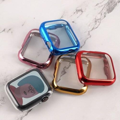 Cover For apple Watch Case 44mm/40mm iWatch Case 42mm/38mm Screen Protector Bumper Accessories For Apple Watch Series 6 5 4 3 SE