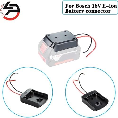 DIY connector 18V Li-ion battery For Bosch with cable battery Adapter pack