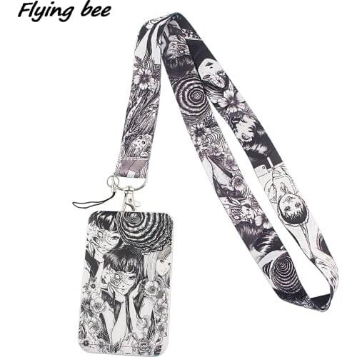 Flyingbee X1373 Terrorist Girl Bank Credit Card Holder Wallet Bus ID Name Work Card Holder For Student Card Cover Business Card