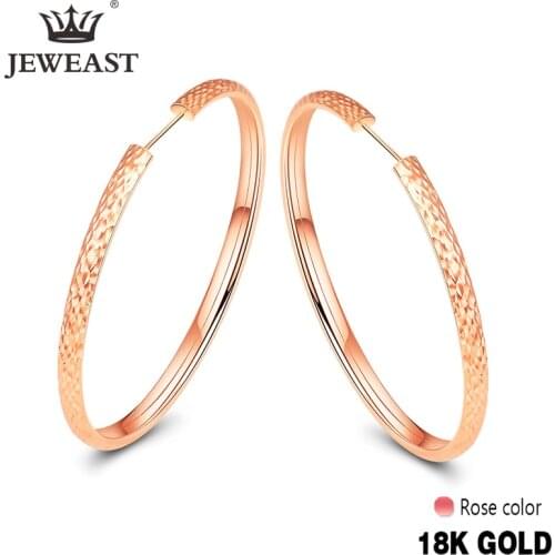 JYM 18K Pure Gold Earring Real AU 750 Solid Gold Earrings Nice Butterfly Upscale Trendy Classic Fine Jewelry Hot Sell New 2020