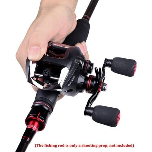 New Upgrade Left/Right Hand Fishing Bait Casting Reel 12+1BB Saltwater Fishing Wheel 6.3:1 Speed Baitcasting Reel 8KG Max Drag