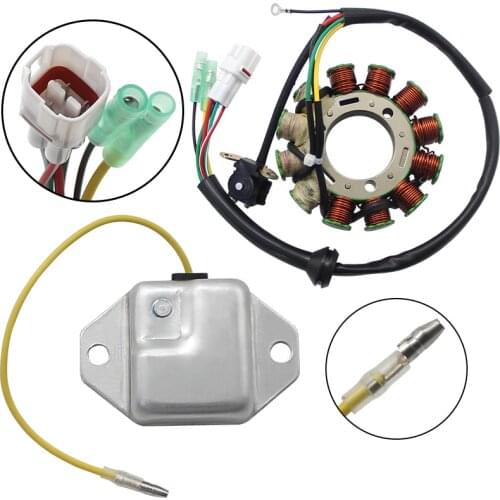 Motorcycle Stator Coil+Regulator Rectifier For Yamaha YFZ350 YZF350LE Banshee Limited Edition YFZ350SE 3GG-85510-00 3GG-85510-01