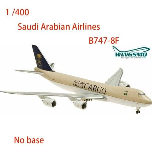 Diecast Airplane Model 1/400 Scale Saudia Airlines B747-8F Alloy Royal Brunei Airlines B-5385 Plane Model Toys for Boys Gift