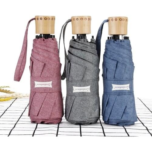 Small Fashion Folding Umbrella Rain Women Gift Men Mini Pocket Parasol Girls Anti-UV Waterproof Portable Travel UMBRE