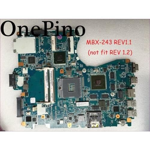 MBX-243 REV:1.1 (not fit REV1.2) motherboard For Sony Vaio VPCF23JFX VPCF23 VPCF21 Laptop Motherboard 1P-010CJ00-8012 GT540M 1GB