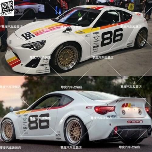 Car stickers FOR Toyota 86 body exterior personalized custom rally decals