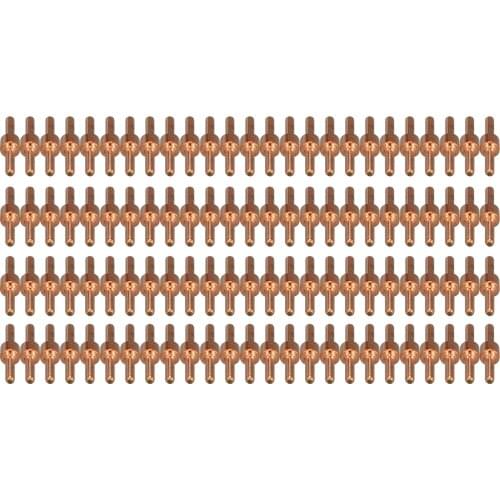 100pcs PT-31 LG-40 Plasma Cutting Torch Consumable Accessories Extended Electrodes Fit CT-312 CUT-40 CUT-50 Cutter