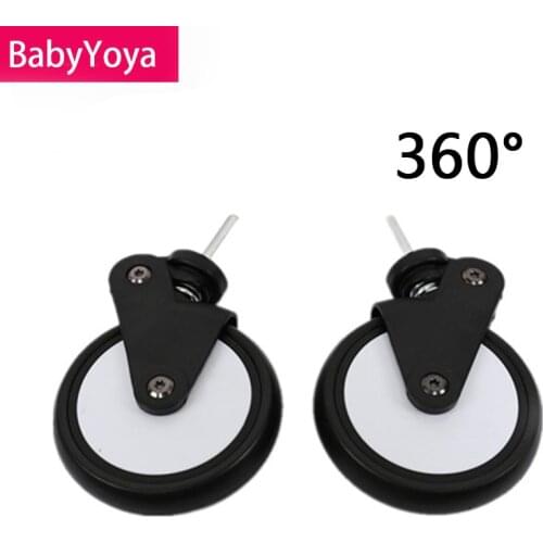 New BABYYOYA Baby Strollers Front Wheels Pushchair Back Rubber Wheel Kids Yoya Pram Stroller Accessories For Carriage with tools