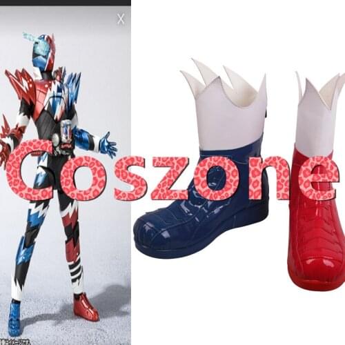 Masked Rider Kamen Rider Build Rabbittank Cosplay Shoes Boots Halloween Cosplay Costume Accessory