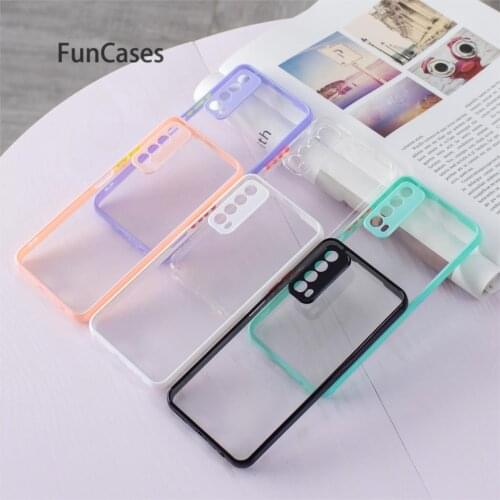 Half-Wrapped Cases For case Huawei P Smart 2021 Protect Border Coque Covers Cases sFor Case Huawei ajax Y7A TPU Protector hwwawi